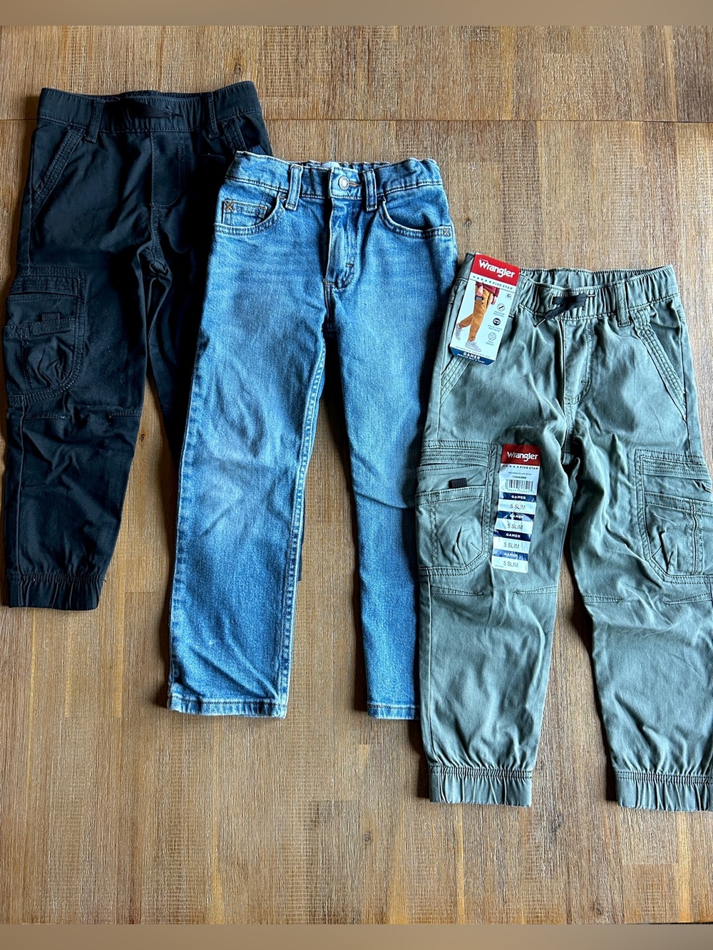 3pc Lot of Wrangler Pants, 5 Slim